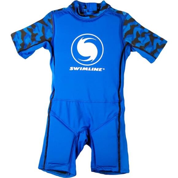 Unisex Blue Swim‎ Trainer Floating Vest Suit For Kids & Toddlers Ages 1-3 - Picture 1 of 4